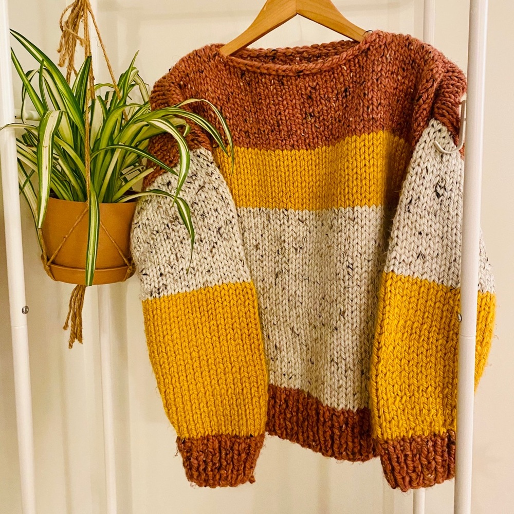 Handmade chunky sweater